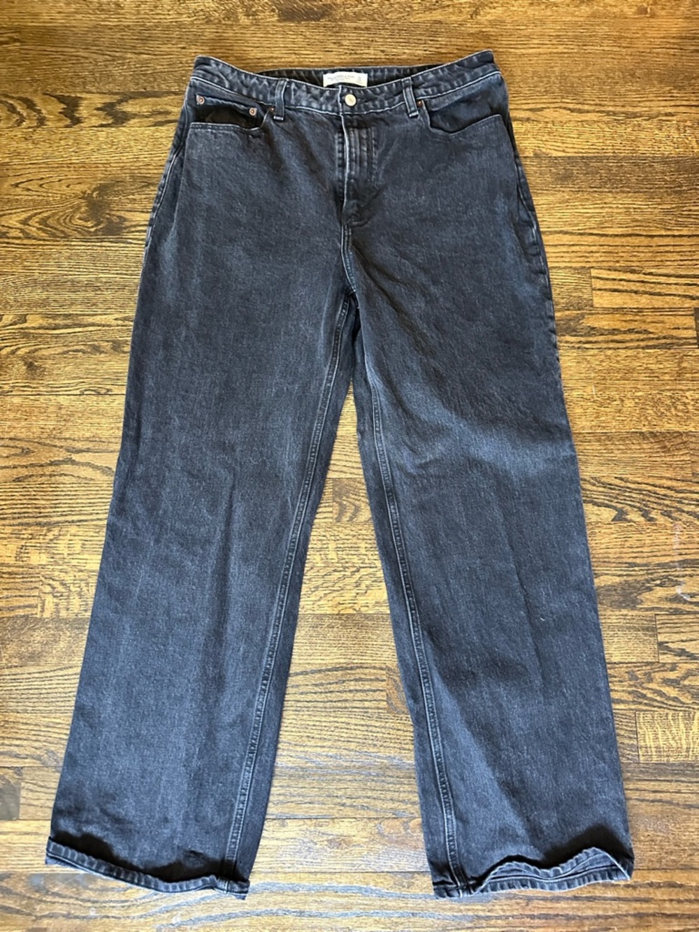 Abercrombie and Fitch, 90s Relaxed Jean High Rise Curve Love, Size 32 / 14